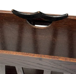 Willem Penaat Art Deco Amsterdam School Magazine Rack for Metz & Co., 1920s